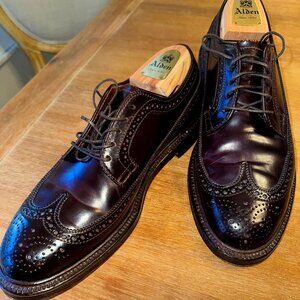 Alden 975 Long Wing Blucher (Color 8 Shell Cordovan)